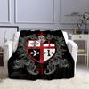 Kreuzzug Kreuz Templer Ritter Bedruckte Decke Flansch warme Decke Bettwäsche Picknickdecken Home Travel Born Geburtstagsgeschenk