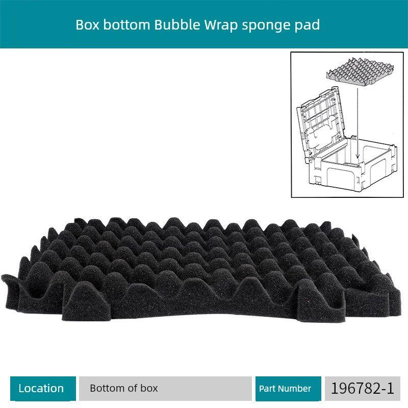 

Makita Makita Оригинальный Ящик для инструментов Штабелируемый Ящик Комбинация Набор ящиков для инструментов Ящик для хранения прицепа с прицепом Makita Shock Absorbing Sponge (Bottom)