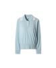 WAAC Women Big Collar Knit Hybrid Polo Wwtbm26301Bul