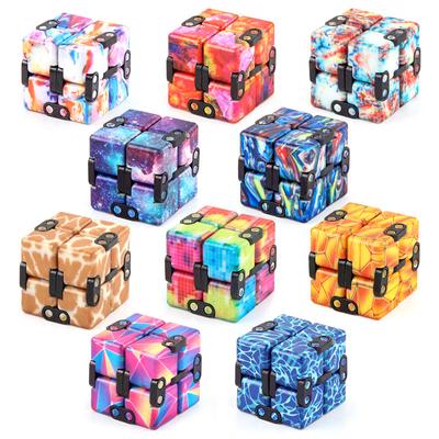 New Strange Decompression Toy Uv Printing Infinite Rubik'S Cube, Decompression Folding Variety Rubik'S Cube Fingertip Rubik'S Cube Production