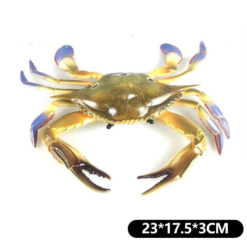 Simulation Octopus Crab for Kids Education Desktop Decor Collection Christmas Gifts Marine Figures Realistic Sea Animal Model