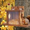 Hanging Hamster Feeding Box Durable Pet Food Dispenser Squirrel Feeder  Hummingbird