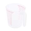 Measuring Cup Plastic Beaker - Heat Resistant Transparent Labs Graduated Beakers 1200ml