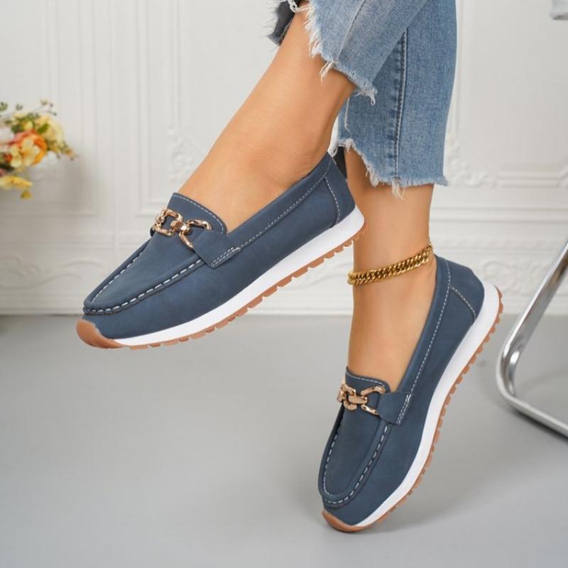 Fashion New Women Flats Comfy Casual Shoes Stylish Light Durable Breathable Loafers Slip-On Luxury Trend Classic Spring Female Sneakers