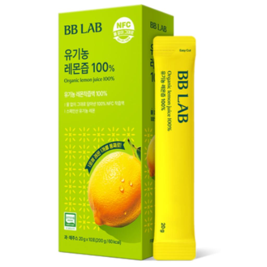 BB LAB Organik Limon Suyu 10 Adet 3 Çeşit