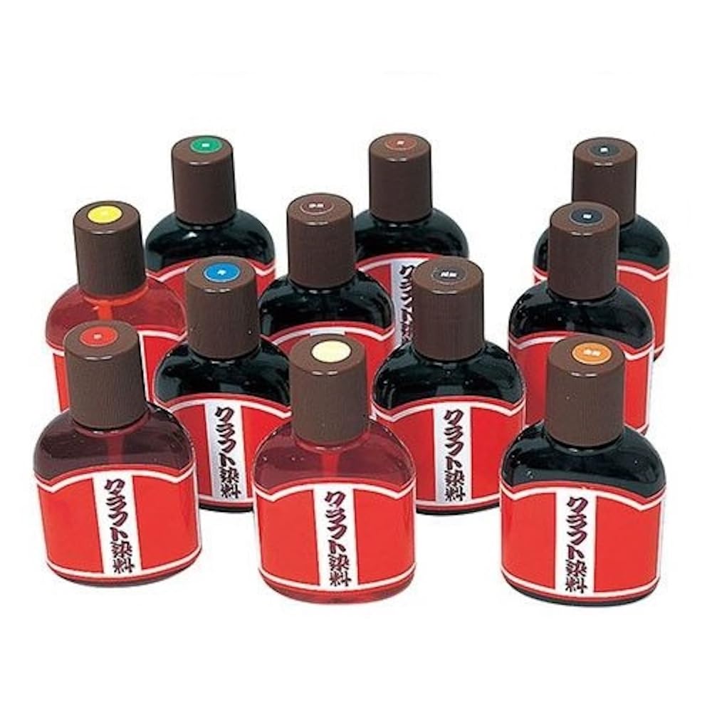 

Shin Nippon Zokei leather dye craft dye 12 color set
