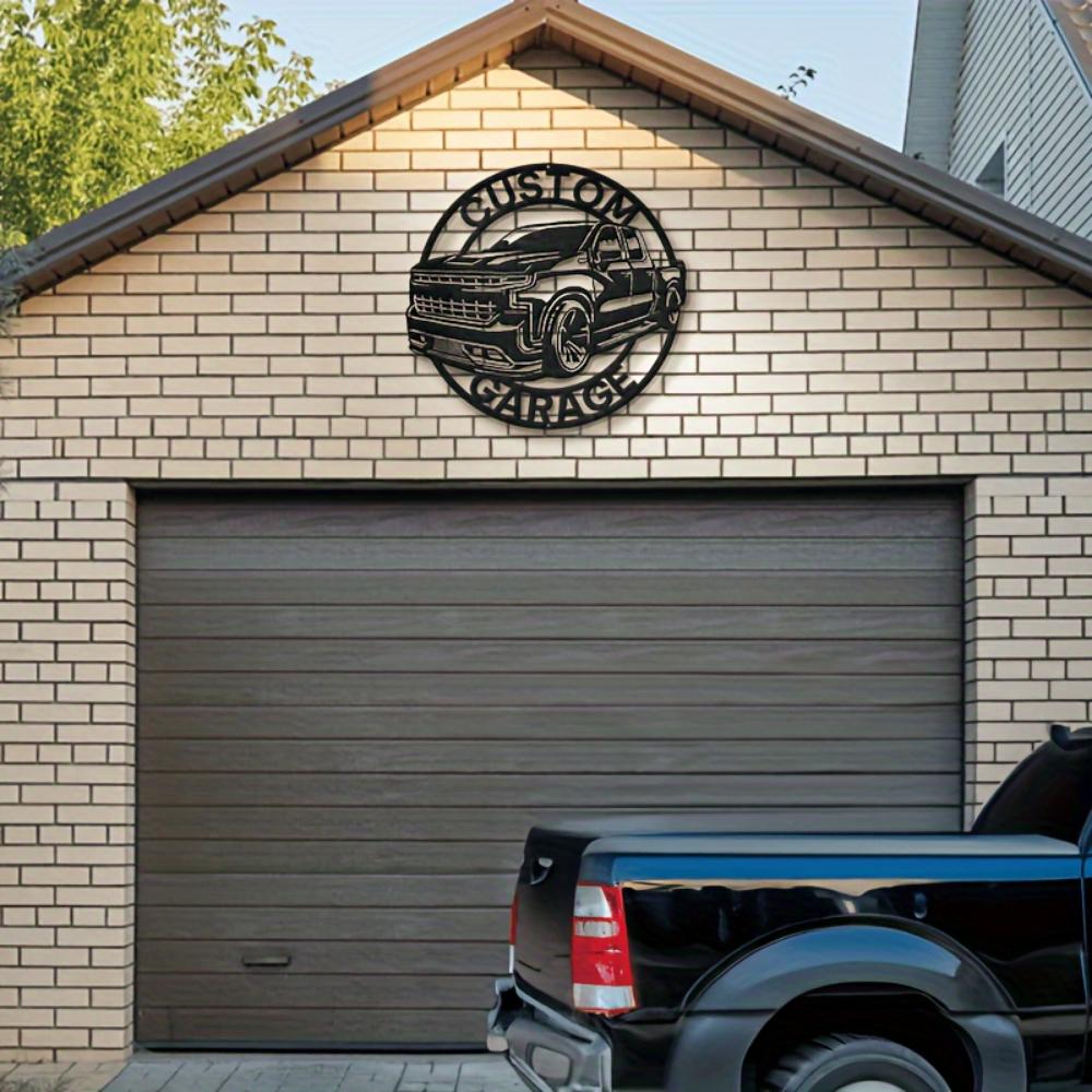 Custom Metal Garage Wall Art Car Silhouette Iron Craft Man Cave Gift