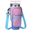 Tragbare Wasserflaschentasche mit Handytasche für Stanley 40oz Tumbler mit Griff Neopren Wasserflaschenhalter Beutel