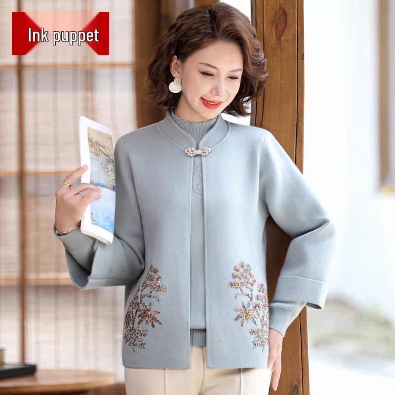 

Стильный женский вязаный костюм-двойка MoOu Mama 3XL