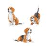 Building Block Animal Models Set Realistic Cat and Dog Figures Educational Puzzle Toy for Kids and Adults Creative Construction Kit