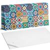 Pack of Vinyl Tiles with Print - Bedroom Decoration Mosaic Patterns In 6X60X30 Cm Layout