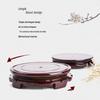 Rotatable Faux Wood Round Display Base