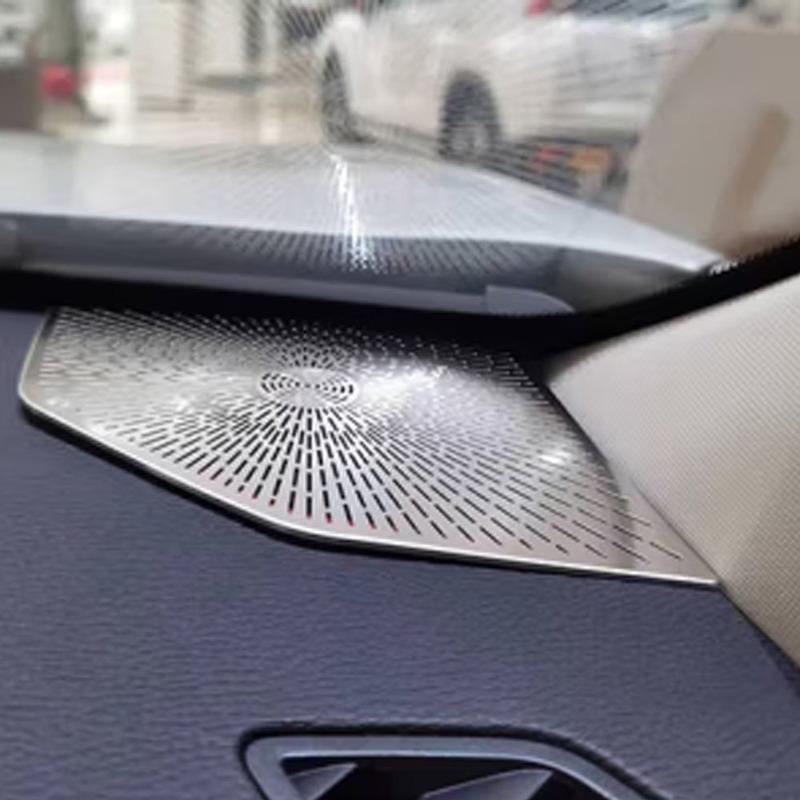 Car Front Both Side Horn Frame Cover for Mitsubishi Outlander 2024+ Trim Auto Accessories Sound Speaker Stickers