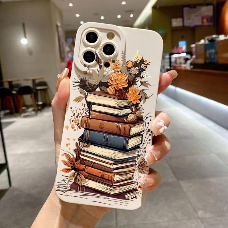Creative Simple Fashion Book Phone Case For Samsung Galaxy S25 S24 S23 Ultra S22 Plus S21 FE A56 A36 A26 A55 A35 A54 A53 Cover