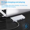 11-in-1 USB C Hub Universal Type-C Adapter Dongle High Speed Mini Docking