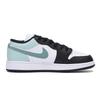 Jordan Air Jordan 1 Low Top Vintage Basketball Shoes Men's Black White Green 553558-131(Team85-)