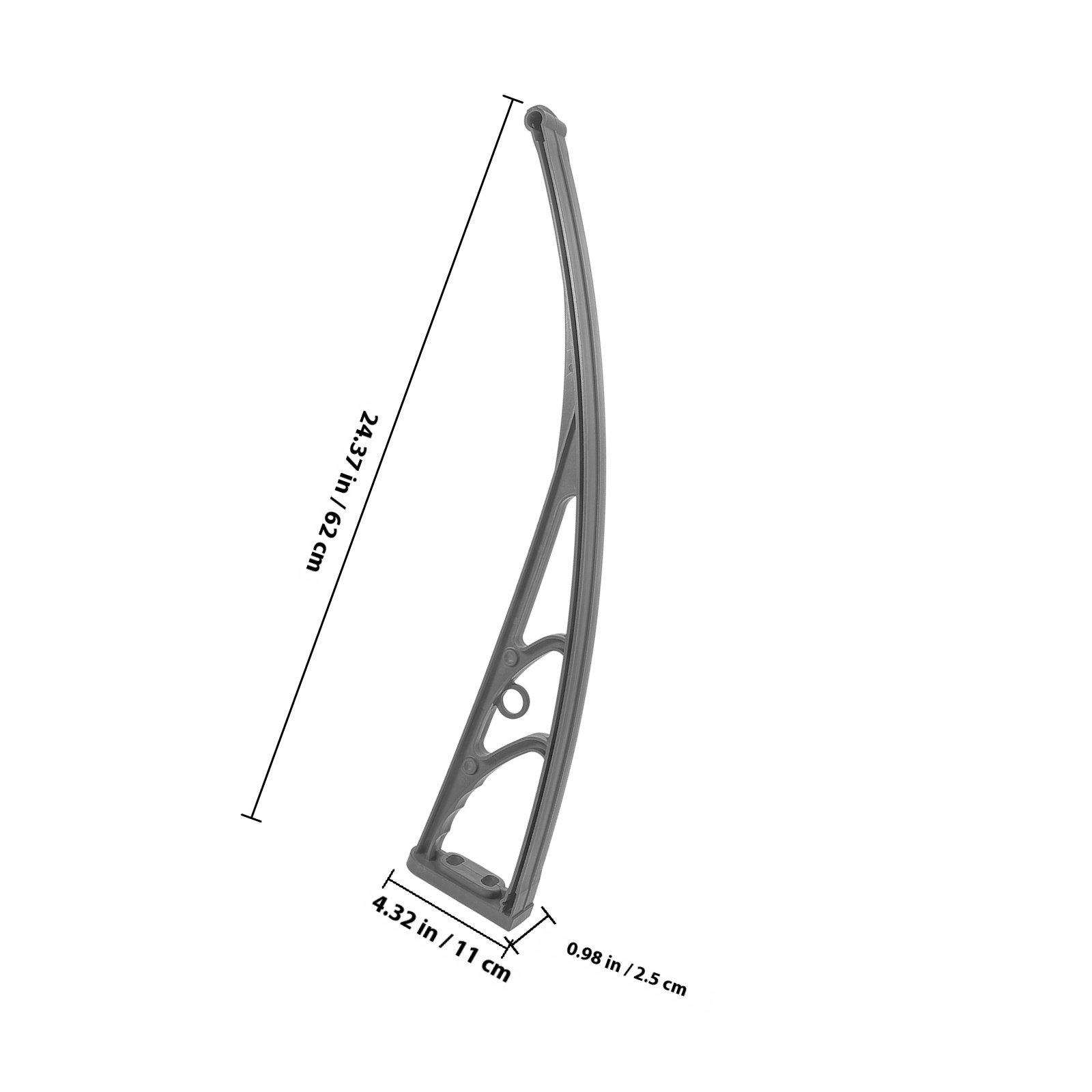 

Sturdy Plastic Steel Awning Bracket for Patio Balcony Door Window Canopy Outdoor Awnings Reinforced Wind Resistant Shade Support серый