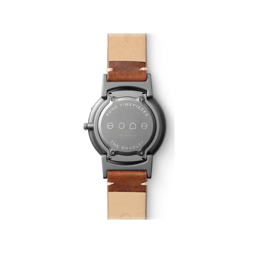 Eone Bradley Classic Titanium Watch with Italian Leather, Brown