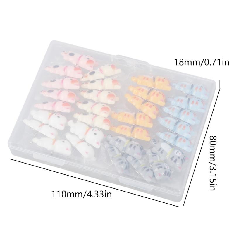 30Pcs Decorative Push Pins Cork Board Tacks Bulletin Board Thumb Tack Decoration for Home Office Photo Walls Map Boards