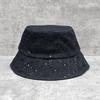 25 High Quality Heavy Industry Bright Diamond Bucket Hat Women Spring And Summer Internet Celebrity Niche Personality Temperament Sunshade Basin Hat