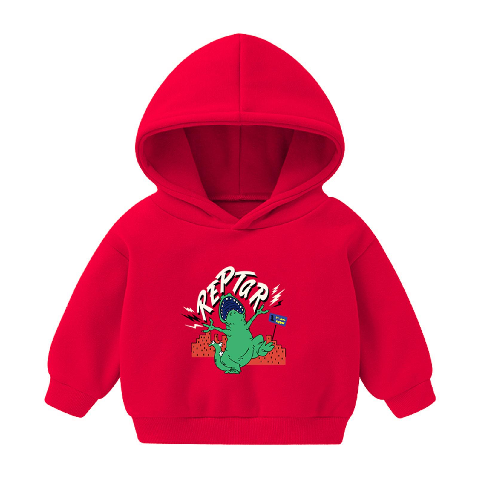 

Toddler Infant Baby Kids Boys Girls Sweatshirt Hoodie Warm Winter Outdoors 100 красный