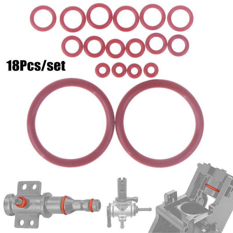 

Набор уплотнительных колец 18 шт. Силиконовая прокладка для кофемашины Saeco Gaggia Spidem, варочная группа, соединитель носика, кухонные аксессуары Onesize