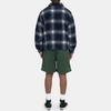 Stussy SS22 Shadow Plaid Sherpa Zip Shirt Unisex 1110224