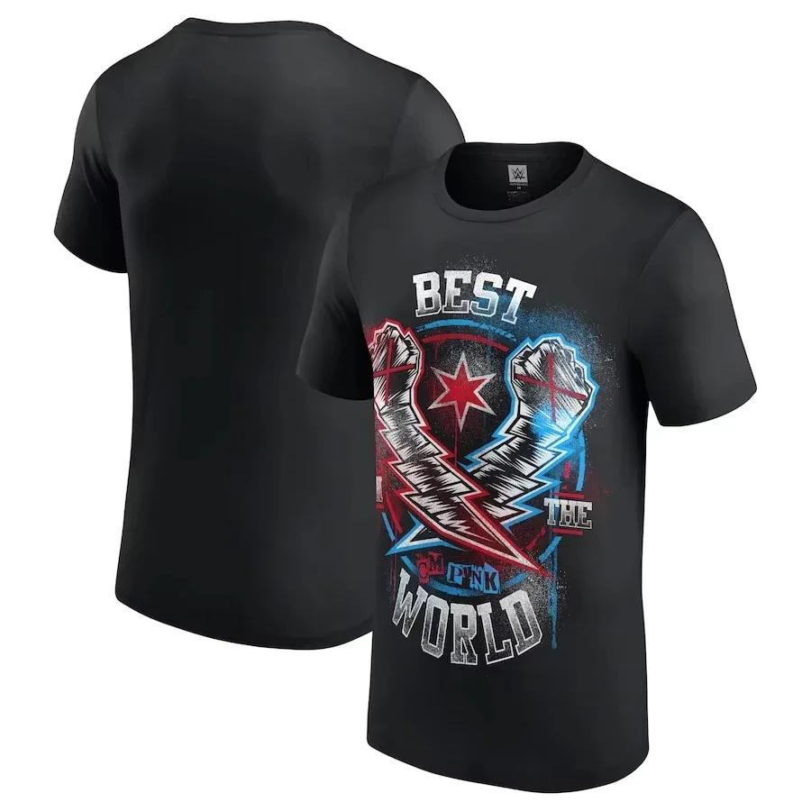 3D Sports Quick-dry Breathable Men T-shirt Roman Reines Street Corner Wrestler