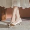 French high heels niche pearl advanced new pointy skinny shoes for women not tired feet suitable for daily commuting