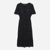 Rayon Flower Embroidery Dress  T256mop142w 