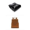 Zaino da Donna in Vera Pelle Vacchetta Cerata Zaino Vintage da Donna per Studenti Universitari e Scolari Borsa per Libri Borsa a Spalla per Signore