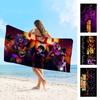 Fnaf Five-nights-At-Freddys Microfiber Blanket Quick Drying Beach Towels Oversized Printing Super Absorbent Pool Towel Blanket