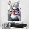 Zani Game WWuthering Waves Tapestry Room Decor Wall Cloth Party Hanging Background Room Decor Baby Room