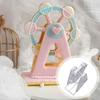 3Pcs Biscuit Molds Romantic Ferris Wheel Shaped Biscuit Cutter Food Grade Non-sticky DIY Making Bakeware Plastic Pastry