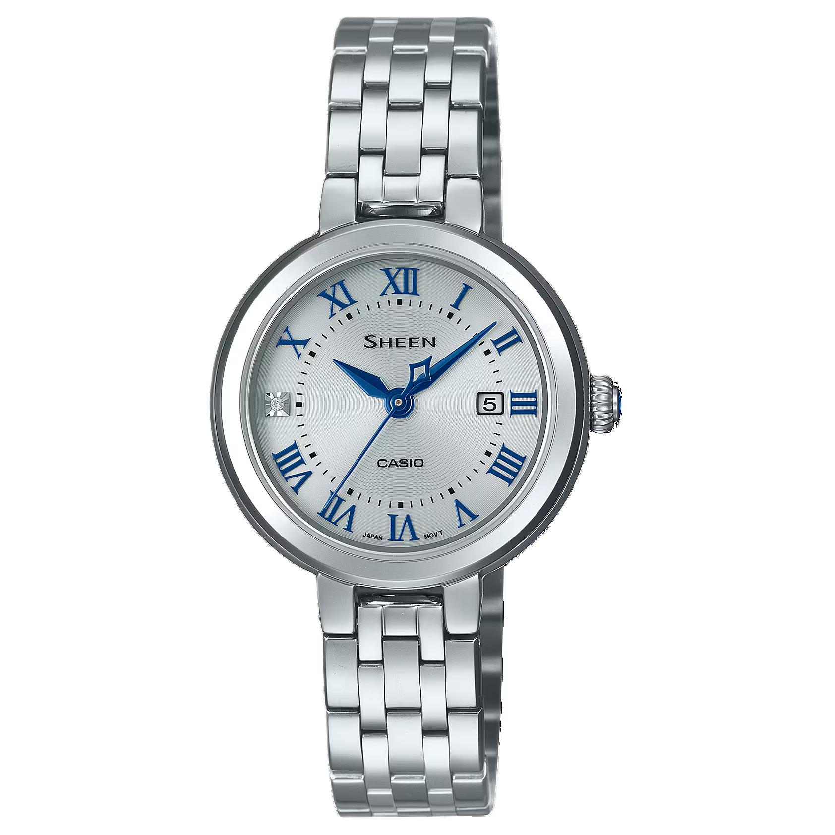 CASIO Women s Silver Watch SHS-4530J-7AJF SHS-4530J-7AJF Silver Dial