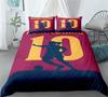 Famous Football Player 3d Bedding Set Football Printed Duvet Cover Set with Pillowcase Europe/Australia/USA Twin Queen King Size