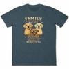 Family Isn't Perfect But It's Real Makes It Beautiful Labrador Dog T-Shirt.