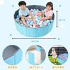Foldable Ball Pit Kids Playpen 120x30cm (Balls Not Included) Ideal for Children and Pets (Dogs & Cats), Thick, IndoorOutdoor Use, Portable Pet Fence,