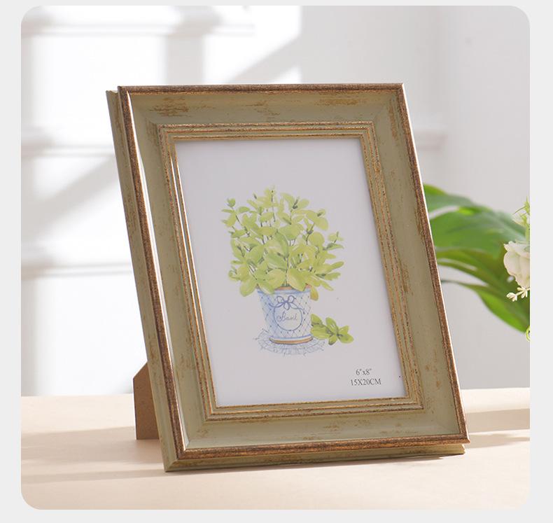 European and American Retro Photo Frame Photo Display Platform Wedding Couple Pictures Frames Creative Gift Home Decor