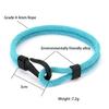Noter Stylish Fishhook Bracelet Men 7 Colors Available Grade A 4mm String Street Hiphop Riding Sports Sweat Absorbent Braslet