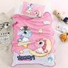 Flannel Plush Nap Blanket, Baby & Toddler Outdoor Blanket, Cute Cartoon-Printed Light Blanket for Air-Conditioned Rooms