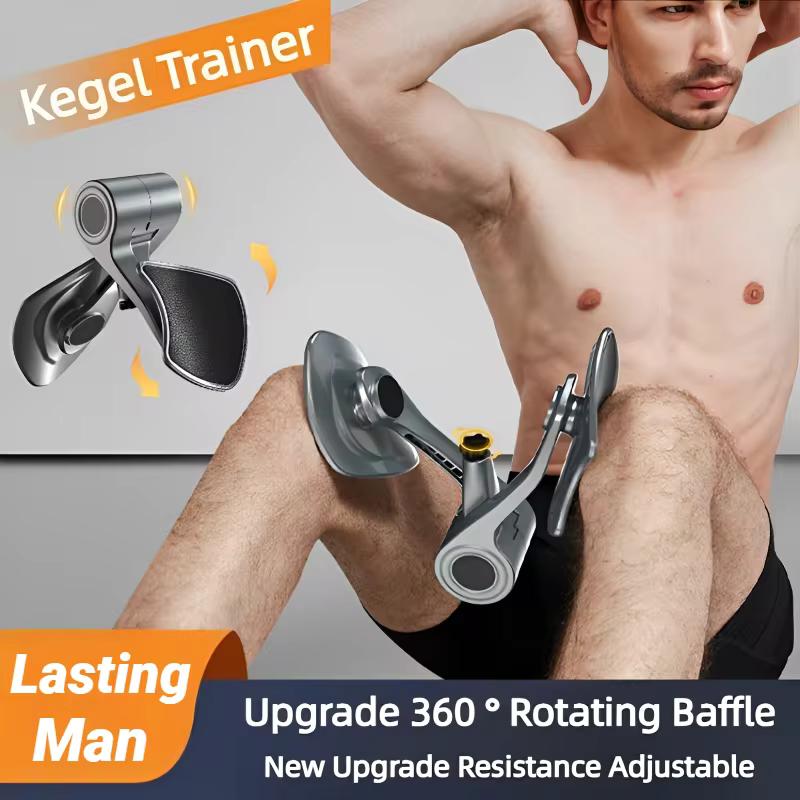 Kegel Fitness Equipment Home Exercise Pelvis Pelvic Muscle Trainer Buttock Equipments for Men Floor Exerciser - Strengthen nero