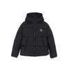 Gofcore Down Jackets Unisex Black Hooded Moderate 3ADJB0856-50BKS