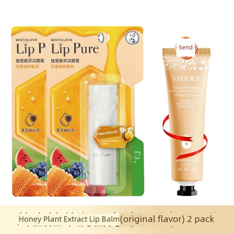 Mentholatum Honey Plant Extract Lip Balm for Women and Men, Colorless, Hydrating, Moisturizing, Anti-Wrinkle, Anti-Dryness, Official Authentic Product