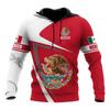 Mens Hooded Sweatshirt With 3D Digital Print Loose Fit Long Sleeve Pullover Fall Casual Wear