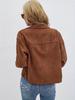 2026 Women's Versatile Solid Color Open-Front Long Sleeve Jacket