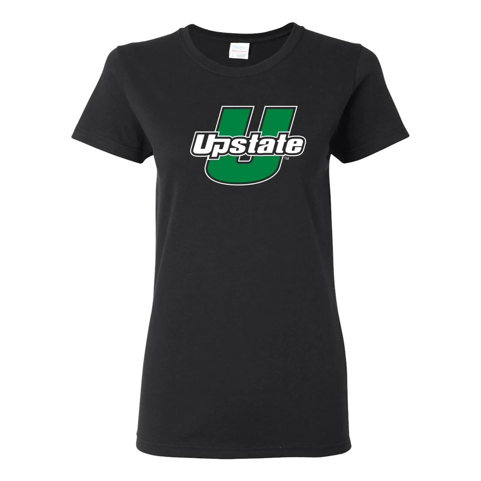 South Carolina Upstate Spartans Primary Logo Womens T Shirt - Black 4XL