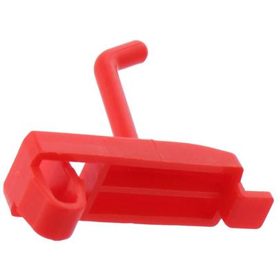 5 ks ABS Pegboardový hák do garáže Malé červené pegboardové háčky Dekorace na svatbu Závěsná cedule Háčky na sprejové lahvičky pro montáž na stěnu Nástroj