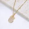 Simple Money Bag Pendant Necklaces for Women Fashion Zirconia Necklace Wedding Party Jewelry Accessories
