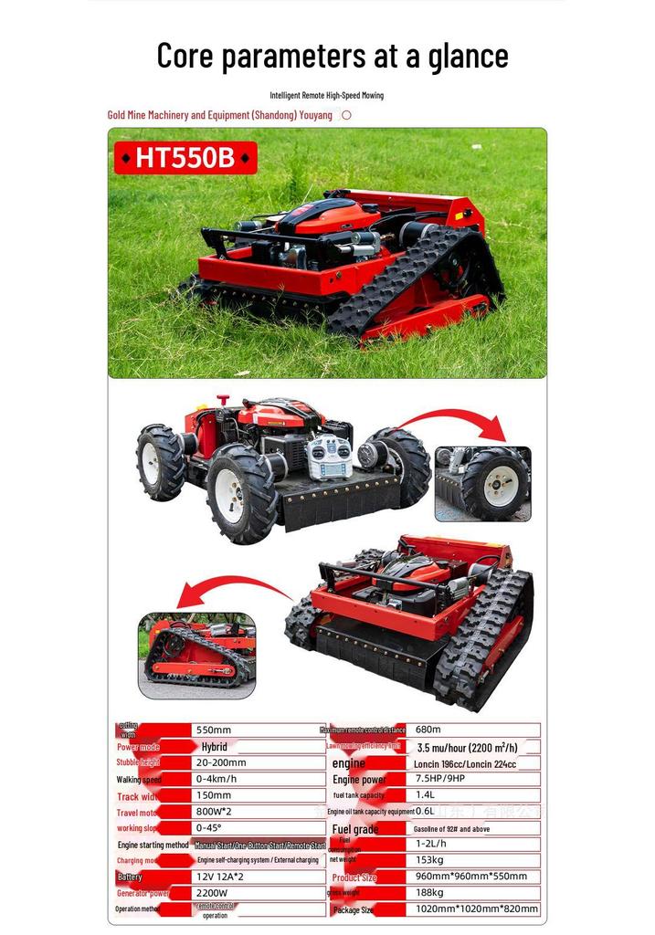 Italian Remote-Controlled Slope Mower for Agricultural Land and Roadside Maintenance